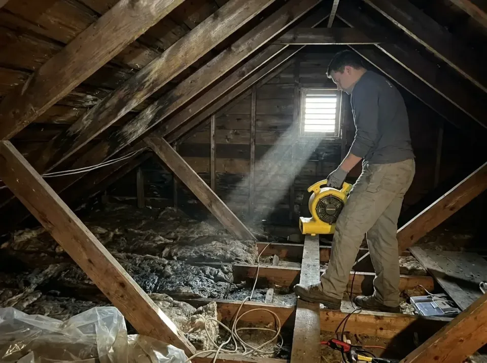 attic-water-damage-drying-proc-007 — frequently asked questions, Emergency Water Extraction & 24/7 Flood Response in Warren,…